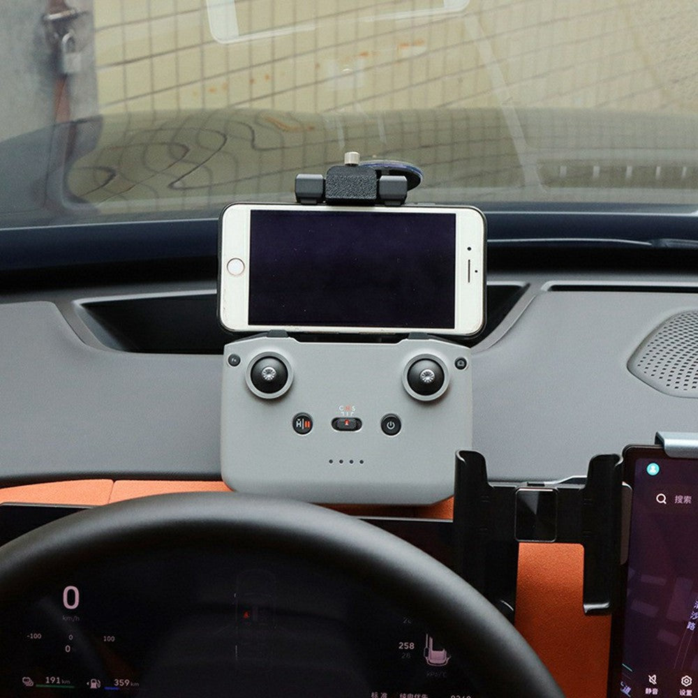 915658 Car Windshield Suction Cup Mount for DJI RC-N1 / RC-N2 / RC-N3 Remote Controller Phone Holder Stand