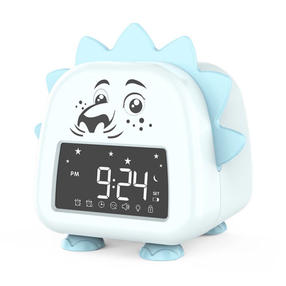 JS2726A Lion-shaped Children's Alarm Clock Multifunction Sleep Training Tool Creative Electronic Clock