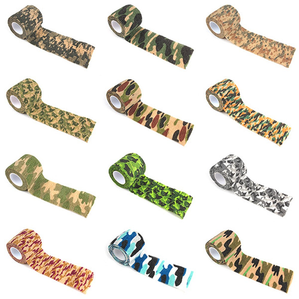 2Pcs/Set Camouflage Pattern Tape Self-adhesive Plaster Self-adhesive Tape