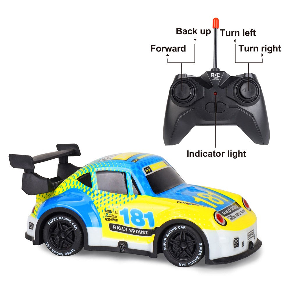 Q241 1 / 24 2WD Remote Control Car Kids Toy RC Racing Car with Cool Light