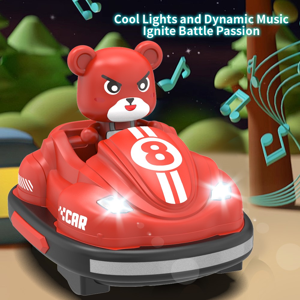 Q195 Double Player Bumper Car Remote Control Battle Bump Vehicles Interactive Toy ( Standard Version )