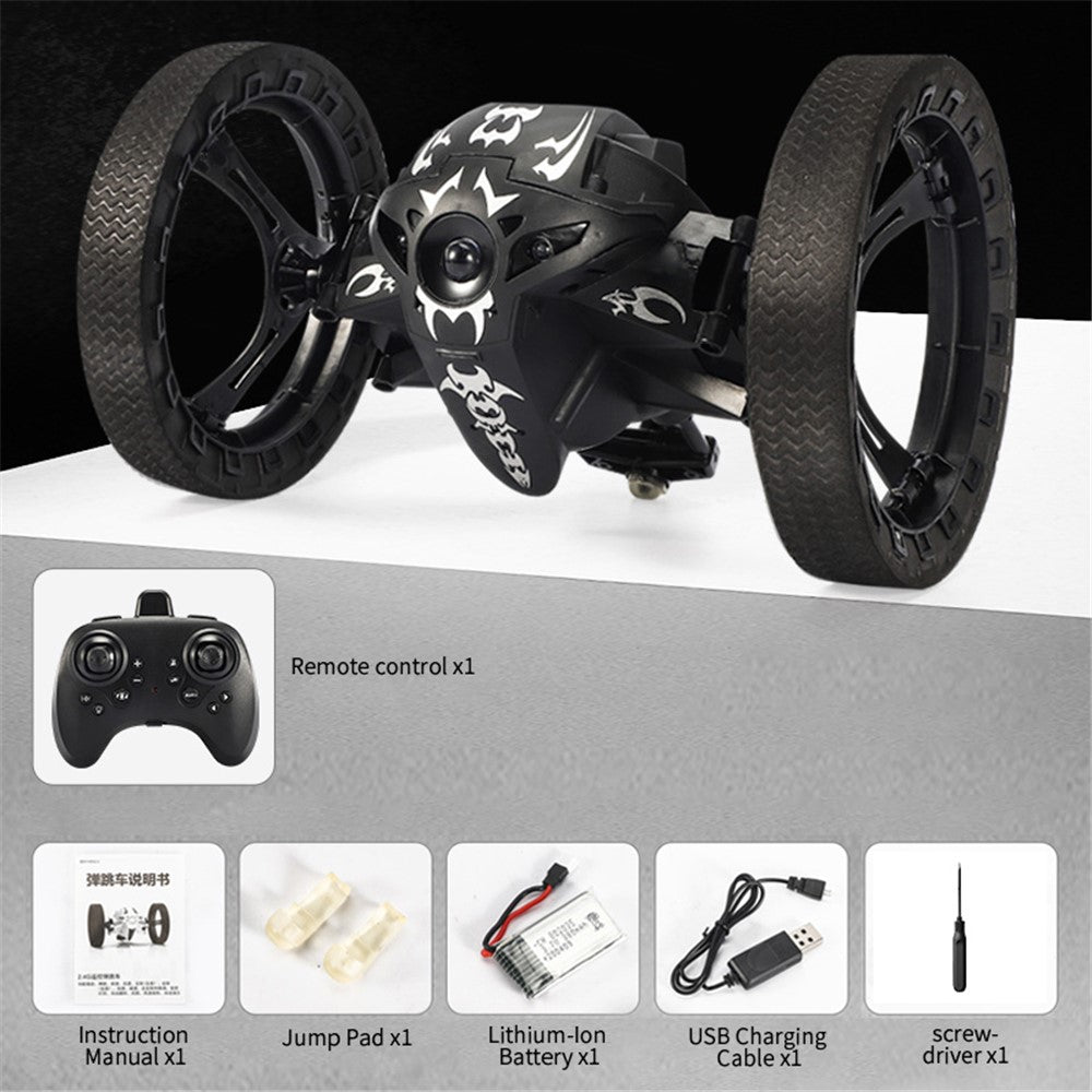 Q207 2.4G Remote Control Stunt Car Jumping RC Vehicle Electric Toy for Kids with Rechargeable Battery