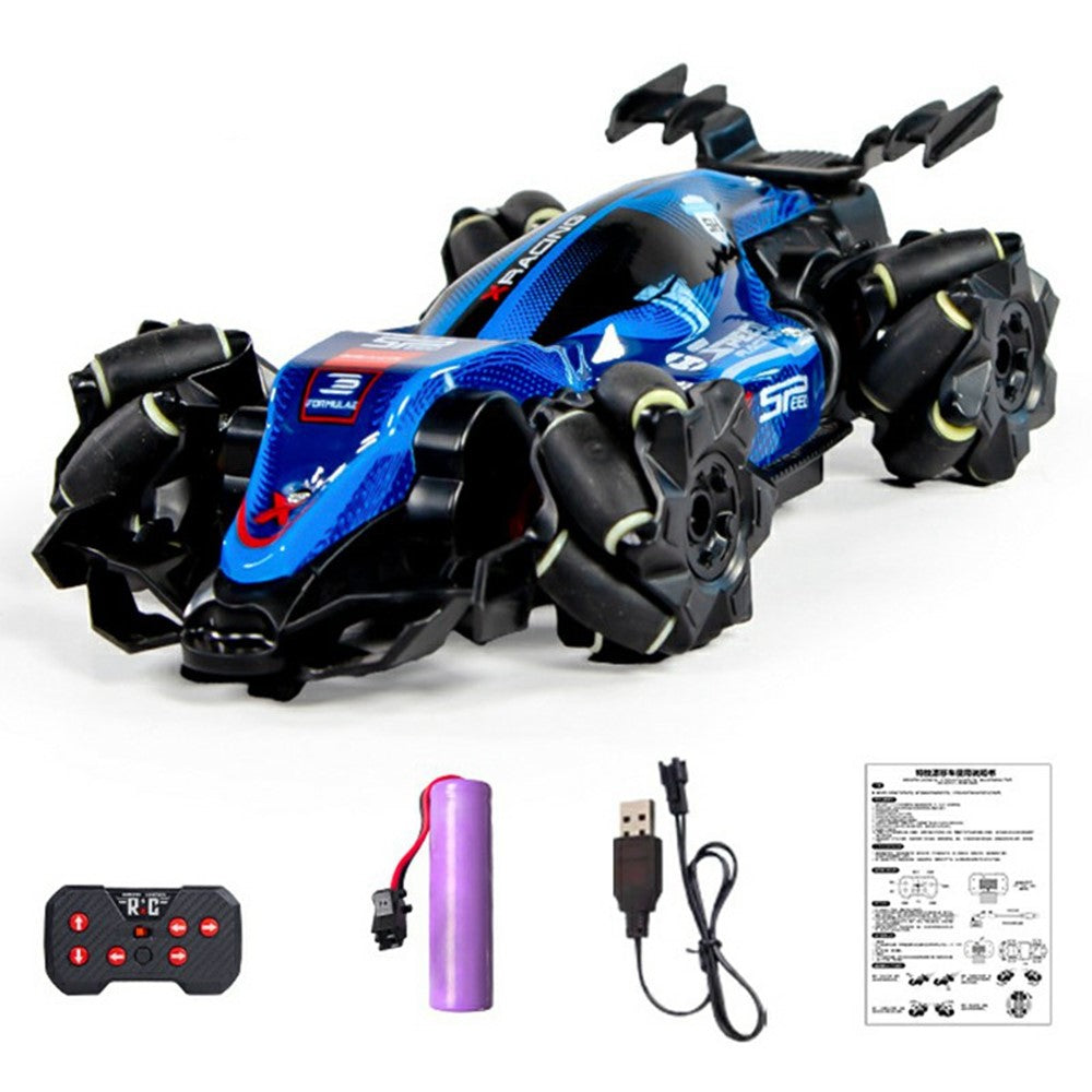 Q239 RC Stunt Car 360 Degrees Rotation Drift Formula Electric Car Toy 2.4G Remote Control Toy for Kids Adults
