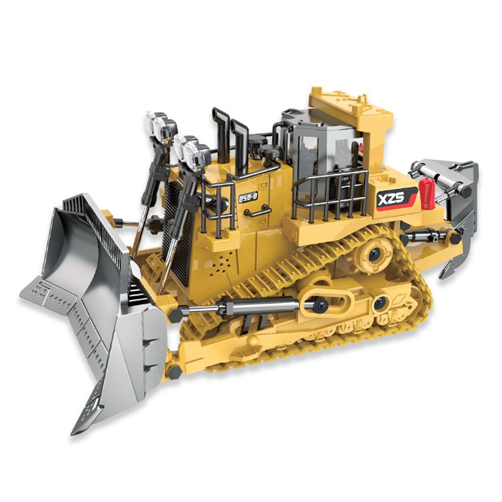 1031 2.4GHz RC Crawler Type Bulldozer Engineering Vehicle Model Remote Control Car with Sound Light Kids Boys Toy