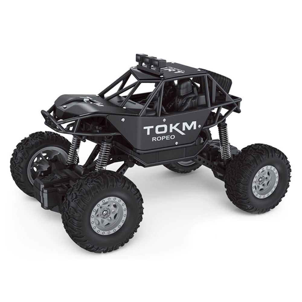 6071 / 6083 4-Channel RC Car 1:18 Scale 20km / h Climbing Off-Road Vehicle Remote Control Alloy Racing Car Toy for Kids