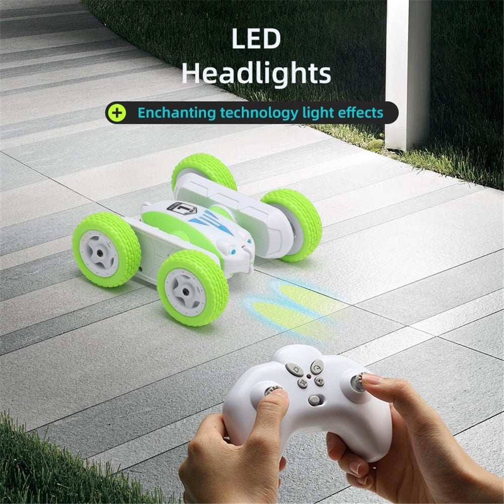 GT1 Mini 2.4G RC Car Double-Sided Stunt Drift Rolling Remote Control Off-road Car Children Boys Toy
