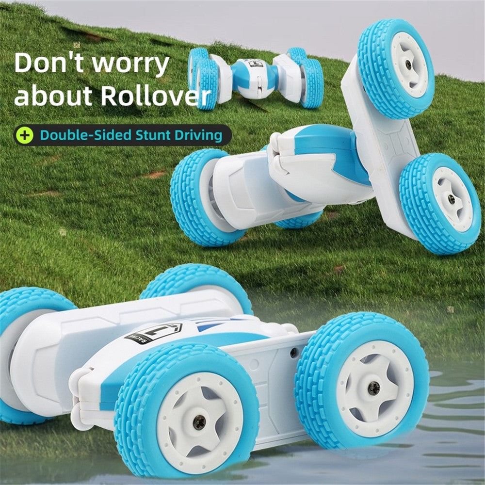 GT1 Mini 2.4G RC Car Double-Sided Stunt Drift Rolling Remote Control Off-road Car Children Boys Toy