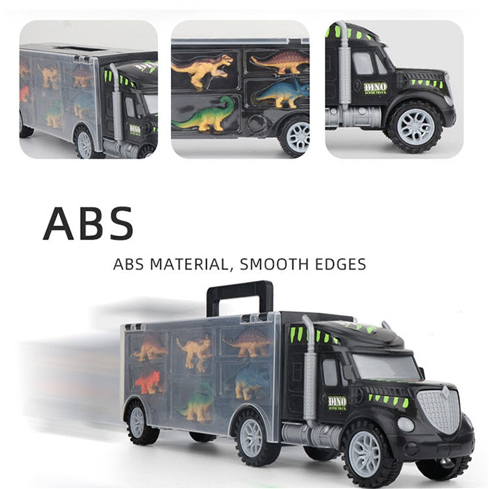 Dinosaur Container Toy Truck Carrier Truck Toys DIY Storage Set Transport Car Toy Child Toy