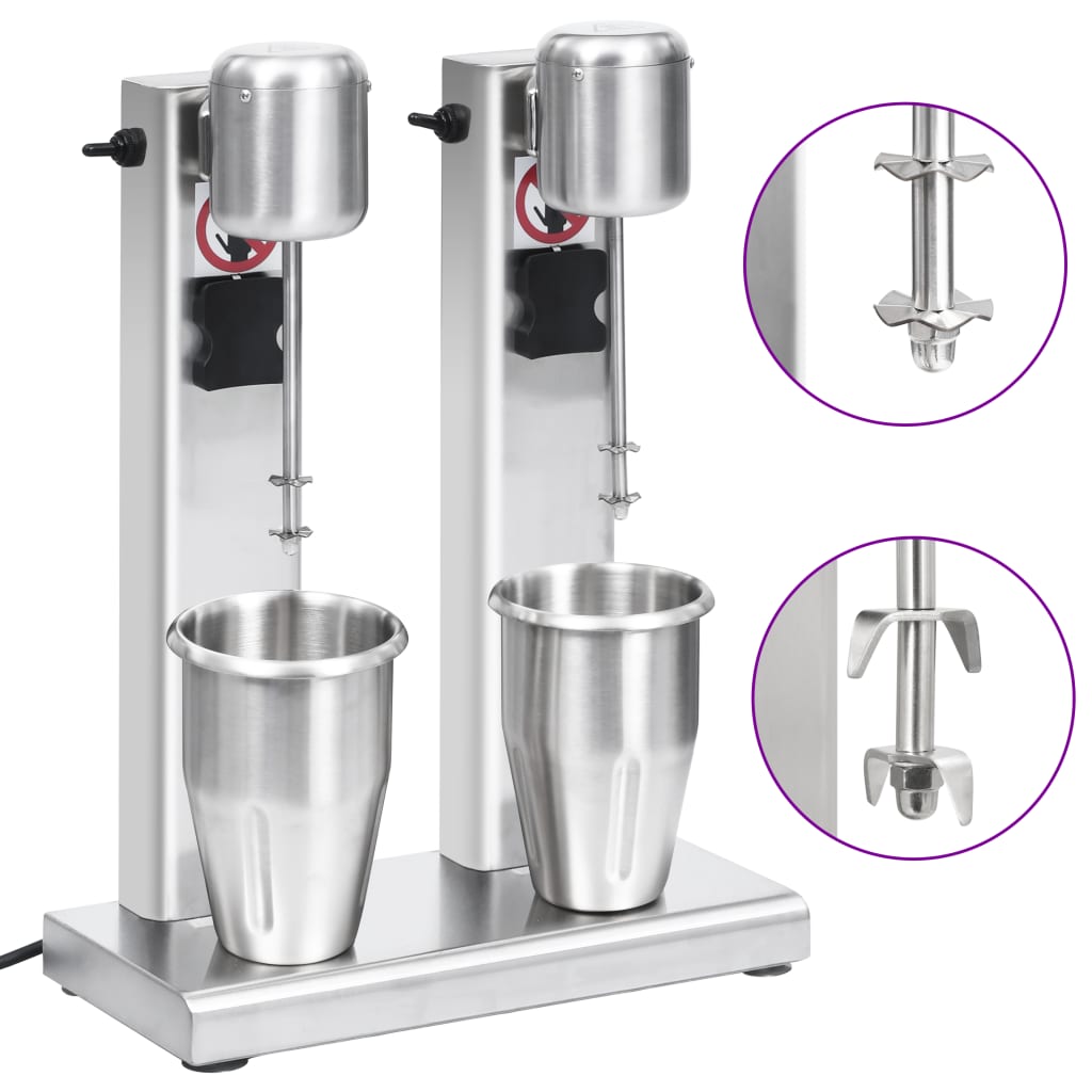 Milchshake-Mixer Edelstahl 1 L