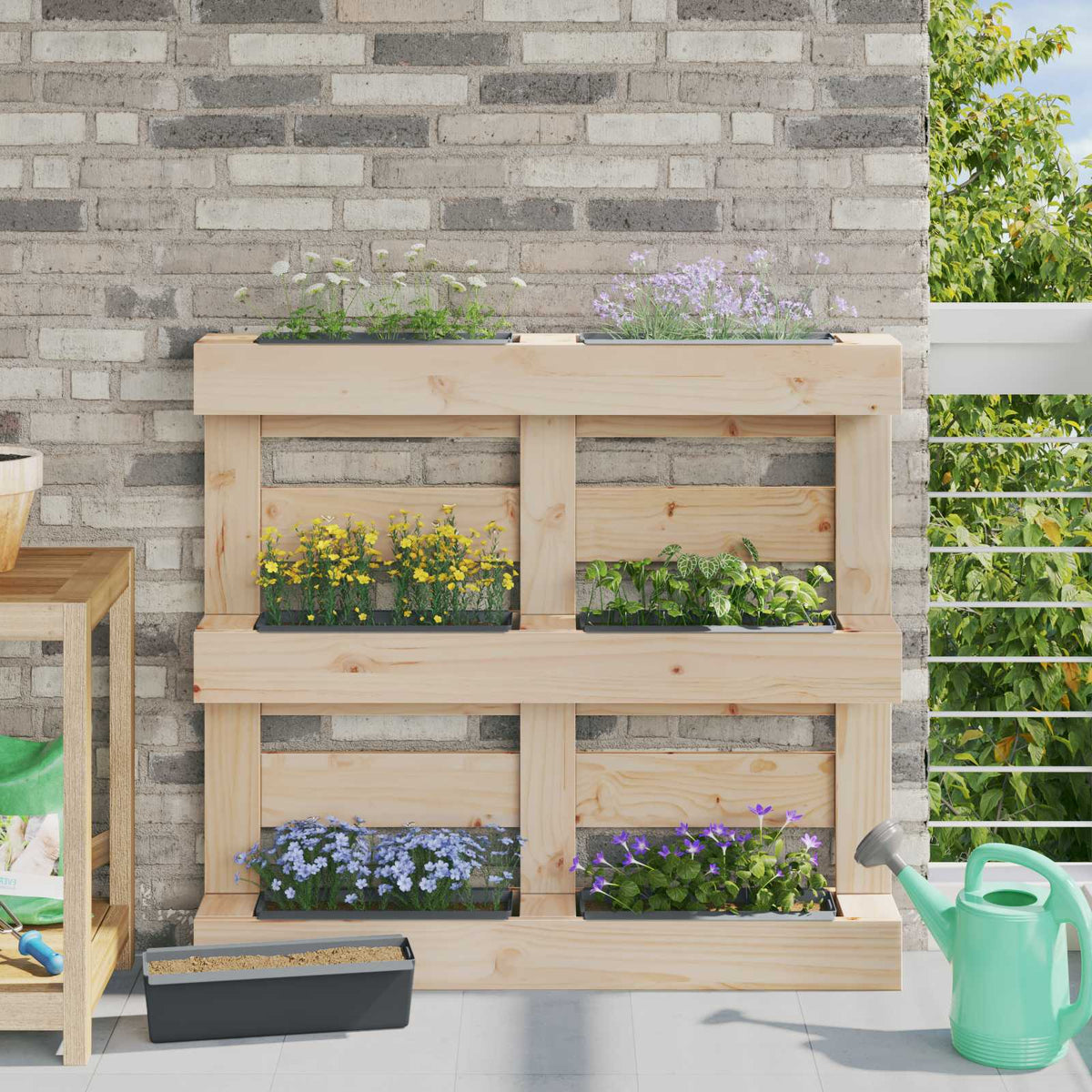 Pflanzkasten Für Europaletten 12 Stk. 36X13,5X9,5 Cm Pp