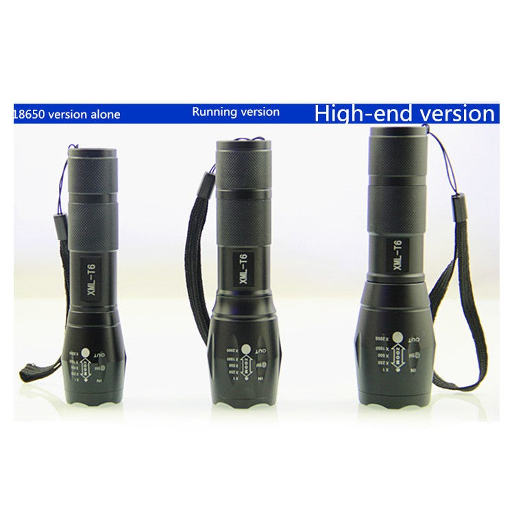 XML-T6 Outdoor Flashlight Torch with Adjustable Focus Zoom, Handheld Flashlight Bright 900 Lumens Pocket Torch