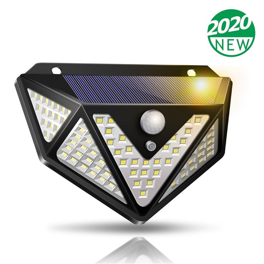 166-LED Solar Light Motion Sensor Lights Wireless Waterproof Outdoor Light