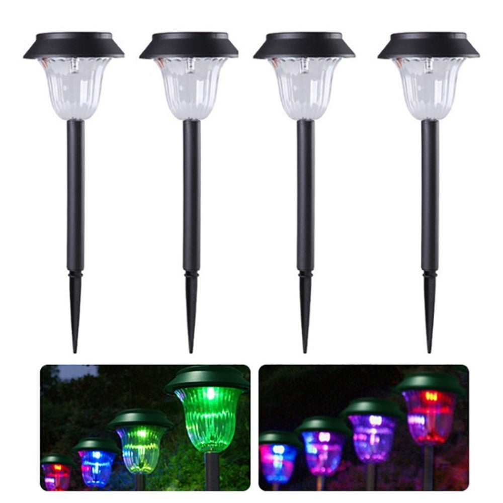 2Pcs/Set Waterproof Solar Light Landscape Light Outdoor Garden Lawn Yard Lamp