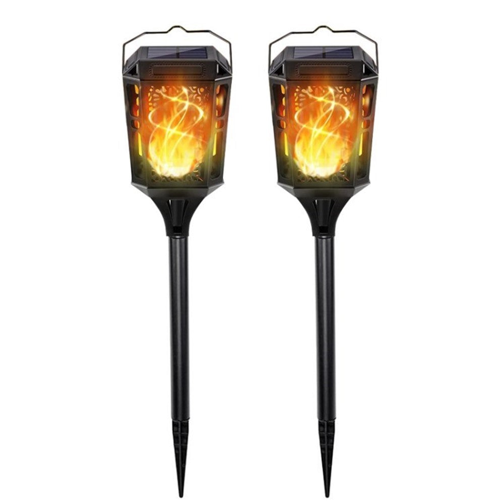 36-LED Solar Flame Light Landscape Light Outdoor Garden Lawn Lamp, Size: L