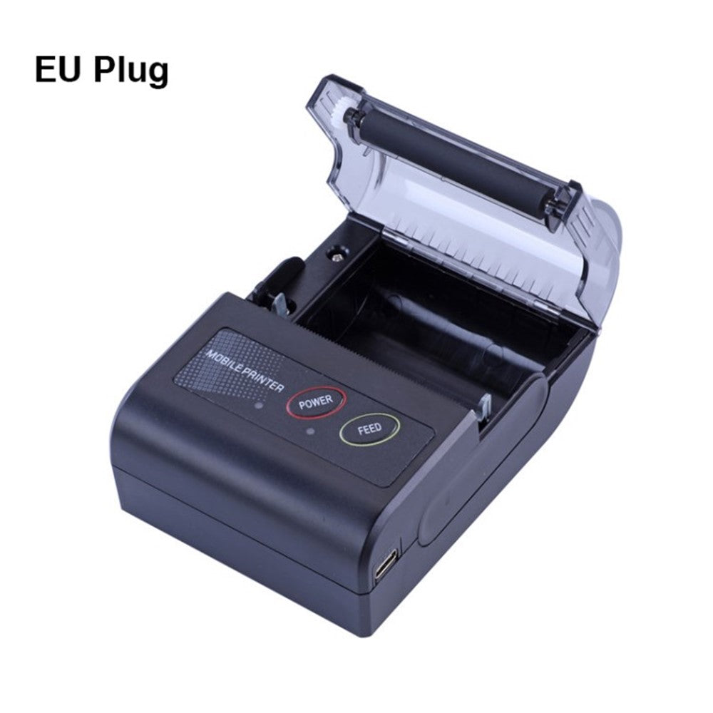 58mm Label Thermal Receipt Printer Mini Wireless USB BT ESC / POS Printer for Windows Android PC Bluetooth-compatible Receipt Printer
