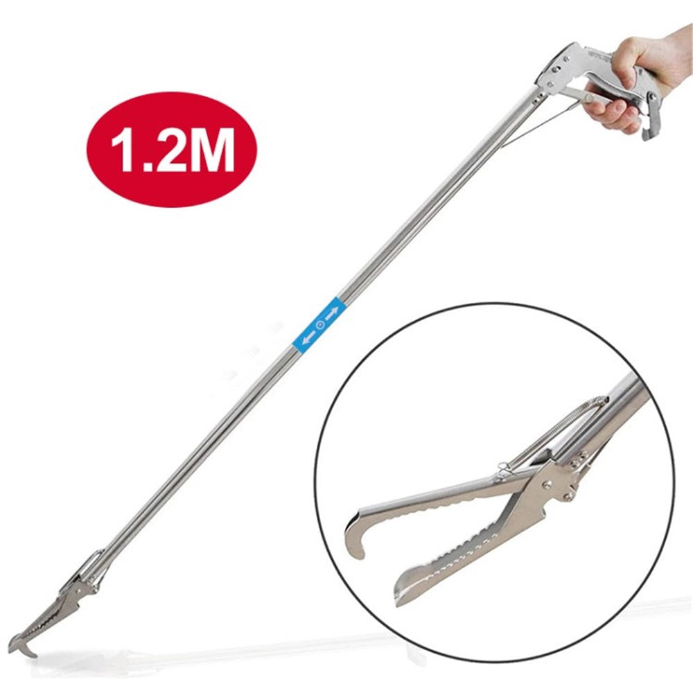 Professional Collapsible Snake Tongs Reptile Catcher Rattlesnake Grabber Pickup Handling Tool