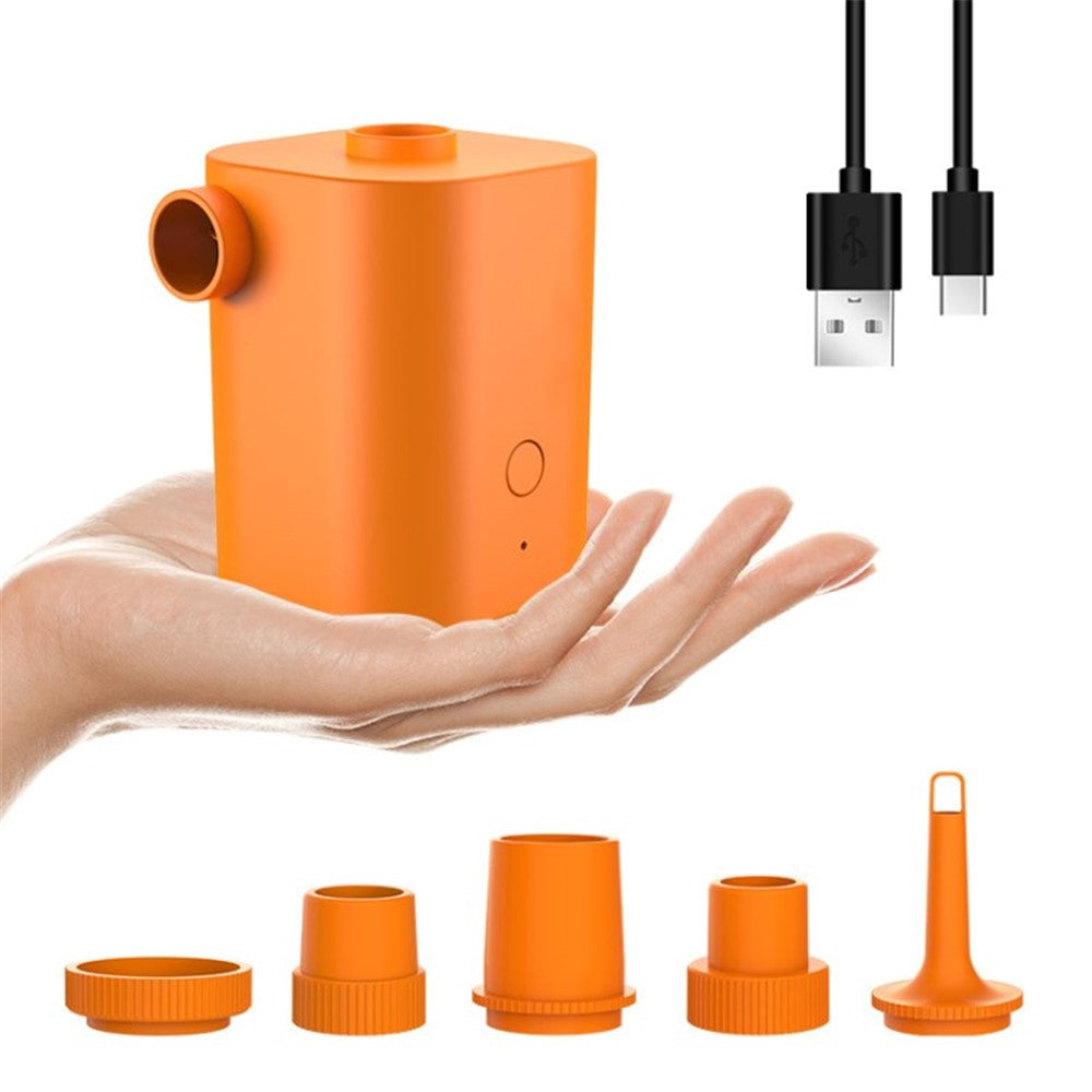 Electric Swimming Ring Air Pump Portable Wireless USB Rechargeable Inflator