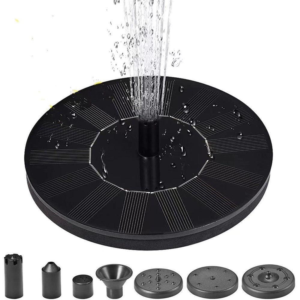 Water Floating Solar Powered Fountain Pump Brushless Bird Bath Fountain Pump Kit