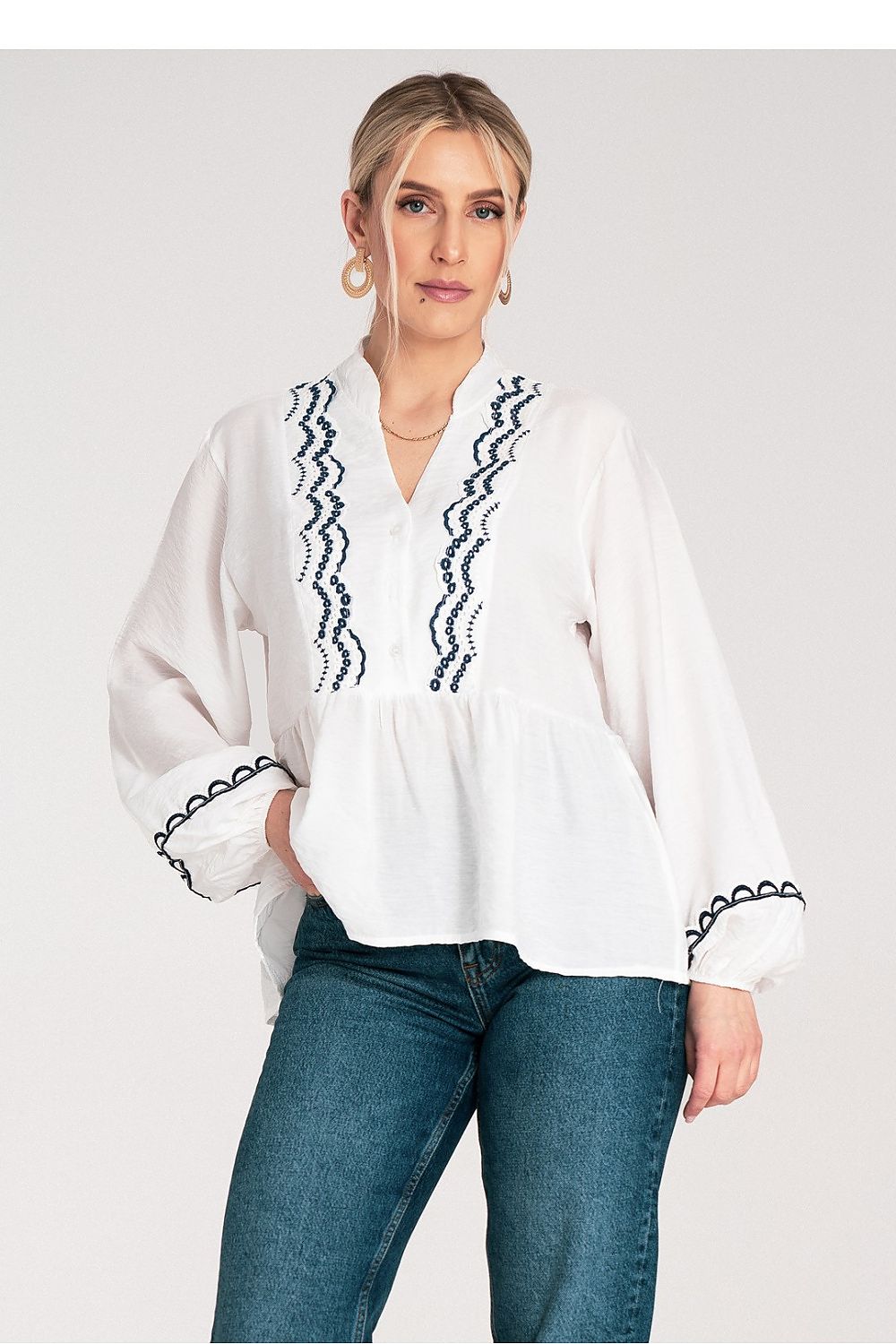Bluse model 217067 Figl