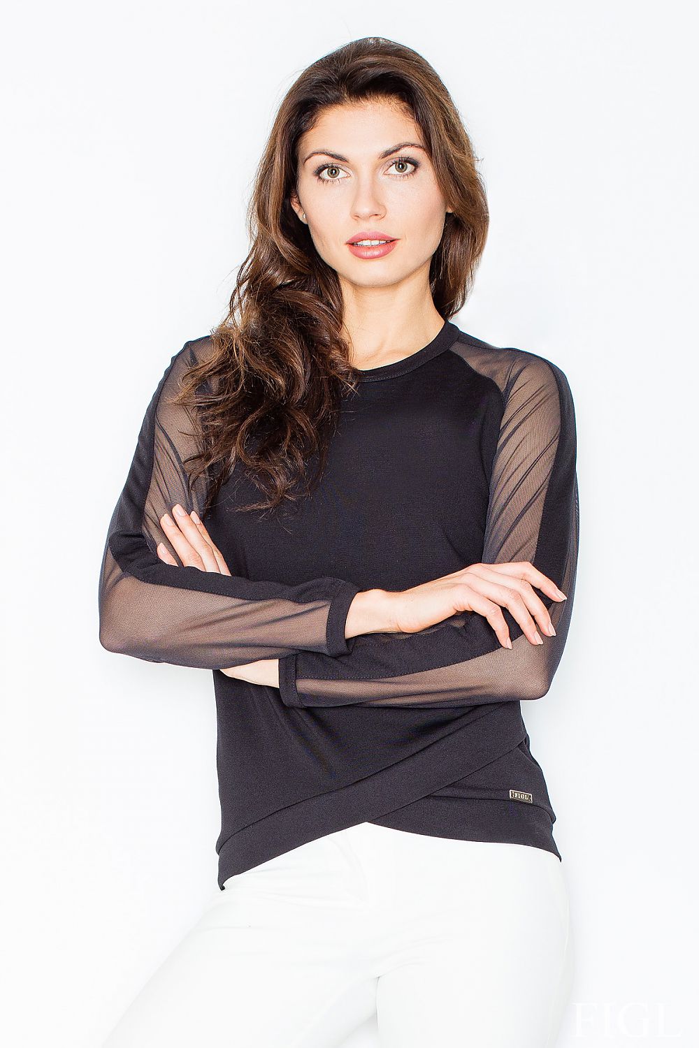 Bluse model 57424 Figl