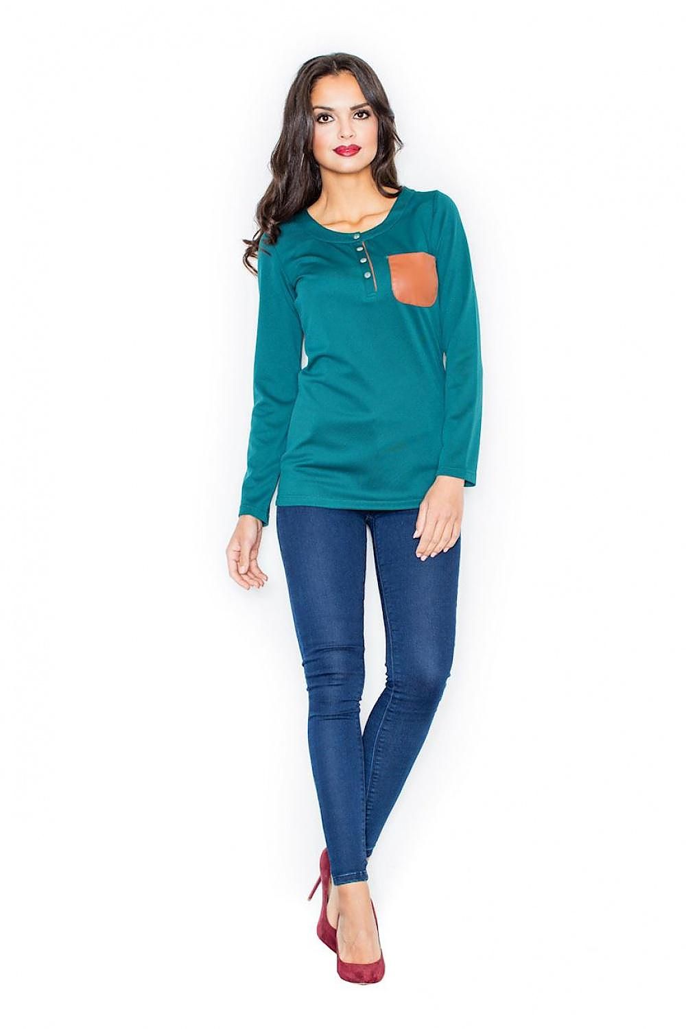 Bluse model 111737 Figl