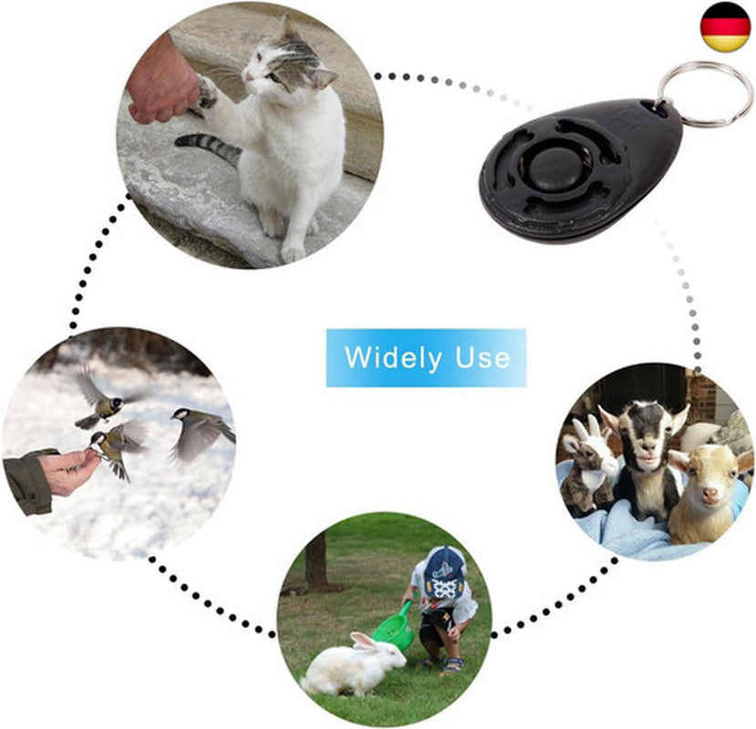 Diyife Hunde Clicker, 4 Stück Trainings-Clic