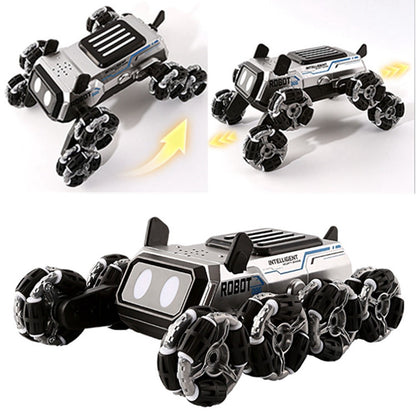 YL-120 2.4G RC Car 8-Wheel Robot Dog Stunt Vehicle Climbing Deformation Drift Remote Control Toy