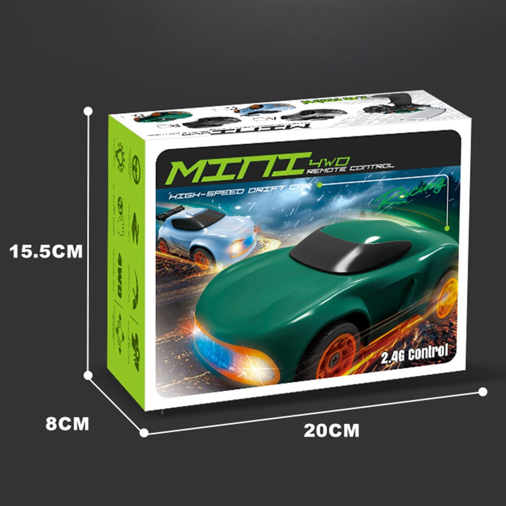 1:64 Mini RC Car 2.4G Full Proportional Remote Control High Speed Desktop Drift Vehicle Gift (CE / CPC / EN71 / ASTM Certified)