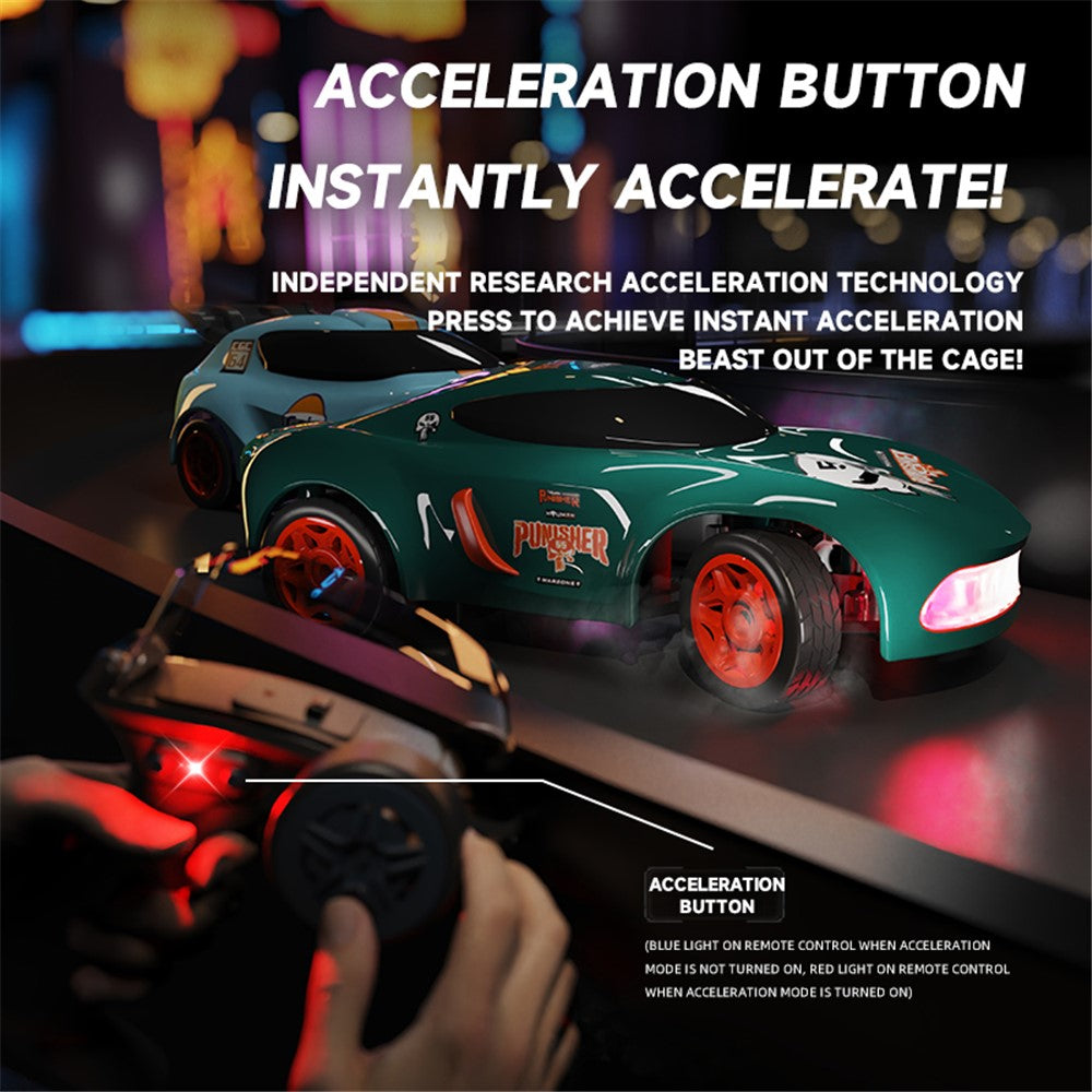 1:64 Mini RC Car 2.4G Full Proportional Remote Control High Speed Desktop Drift Vehicle Gift (CE / CPC / EN71 / ASTM Certified)