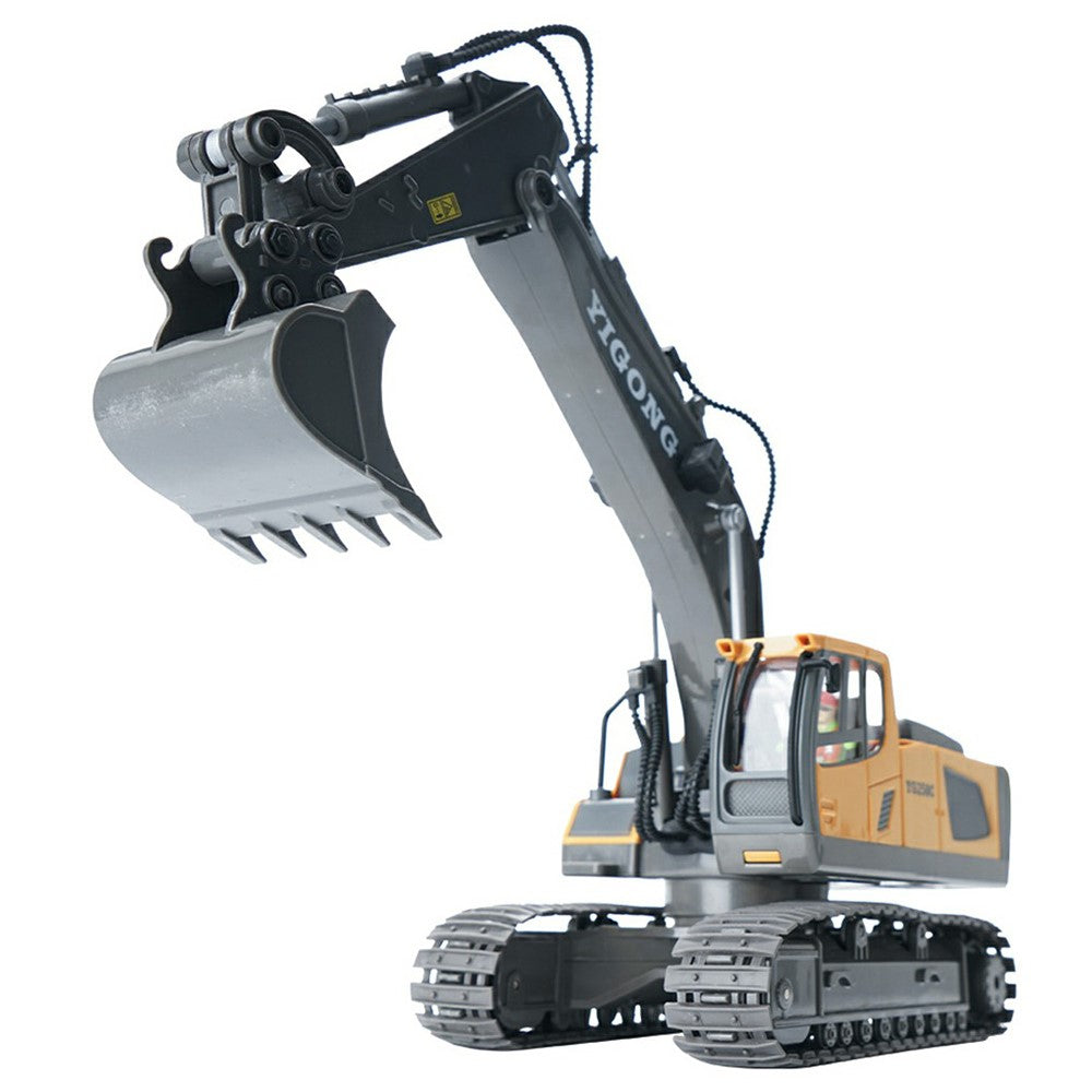 1044 2.4G Remote Control Tracked Excavator 1:20 Scale 11 Channel Construction Vehicle Toy Gift for Kids