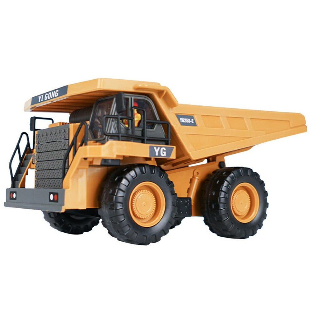 1048 1:24 Scale RC Dump Truck 9 Channel 2.4G Remote Control Construction Vehicle Gift , 2.5KG Load Capacity