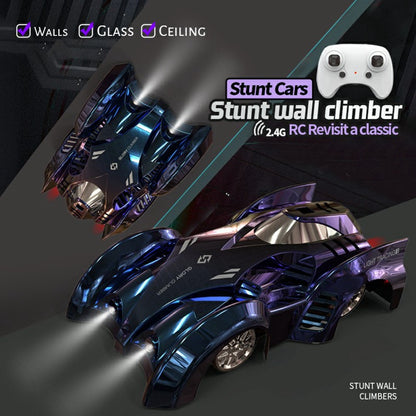 YT6620 2.4G Remote Control Wall Climbing Car Ceiling Ground Glass Surface Driving Stunt RC Vehicle