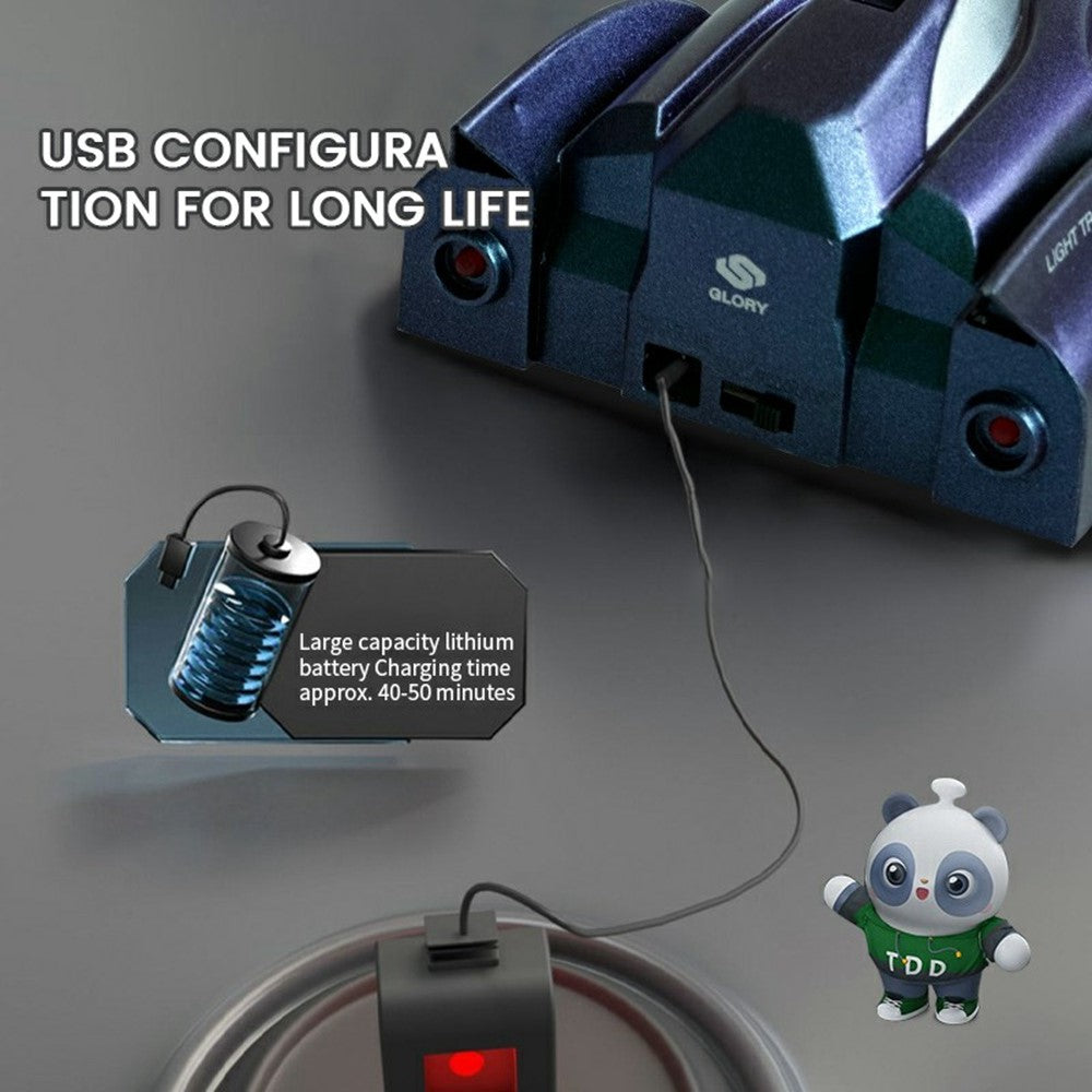 YT6620 2.4G Remote Control Wall Climbing Car Ceiling Ground Glass Surface Driving Stunt RC Vehicle