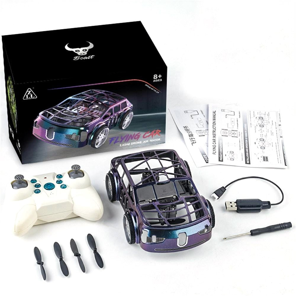 ZLL SG900pro Land and Air Dual Mode Drone RC Car Intelligent Hover LED Lights RC Vehicle Toy, Single Battery