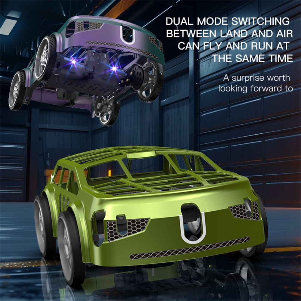 ZLL SG900pro Land and Air Dual Mode Drone RC Car Intelligent Hover LED Lights RC Vehicle Toy, 2 Batteries