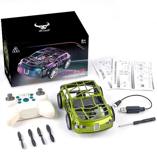 ZLL SG900pro Land and Air Dual Mode Drone RC Car Intelligent Hover LED Lights RC Vehicle Toy, 3 Batteries