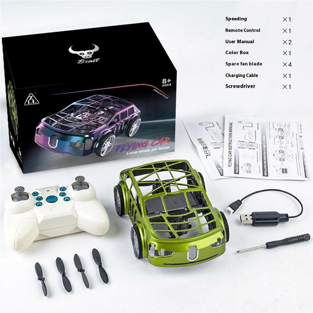 ZLL SG900pro Land and Air Dual Mode Drone RC Car Intelligent Hover LED Lights RC Vehicle Toy, 3 Batteries