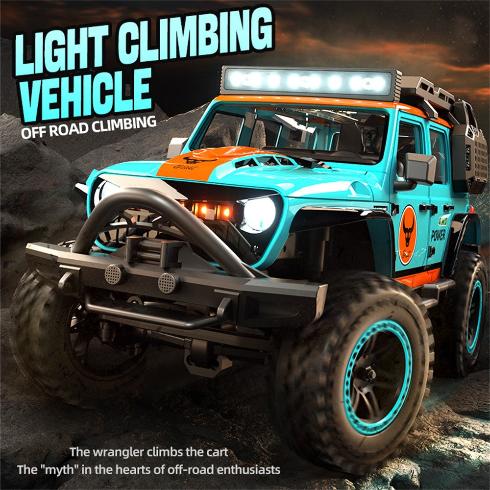 ZLL SG206PRO Brushed Motor RC Rock Crawler 1 / 20 Scale 4WD Off Road Vehicle with LED Light High Speed Car Toy, Single Battery