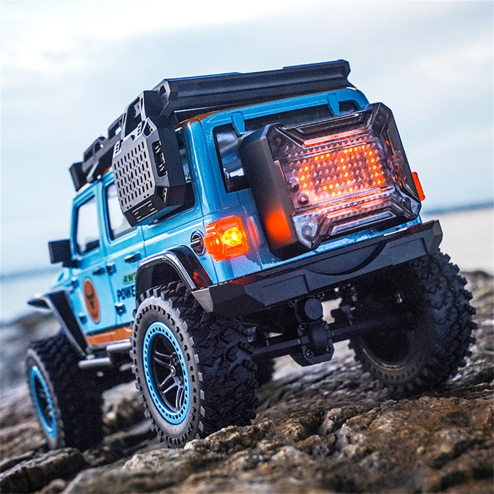 ZLL SG206PRO Brushed Motor RC Rock Crawler 1 / 20 Scale 4WD Off Road Vehicle with LED Light High Speed Car Toy, Dual Battery