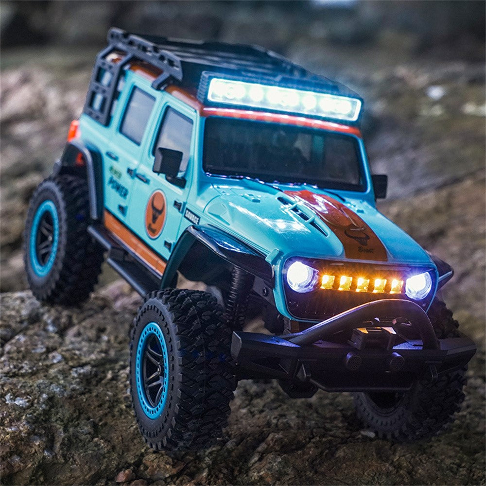 ZLL SG206PRO Brushed Motor RC Rock Crawler 1 / 20 Scale 4WD Off Road Vehicle with LED Light High Speed Car Toy, Dual Battery