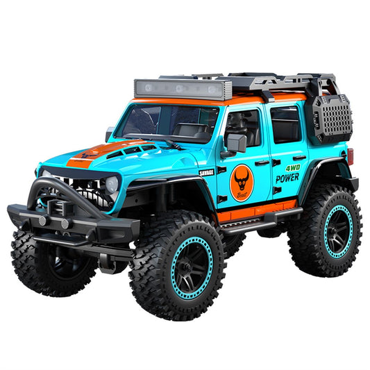 ZLL SG206PRO Brushed Motor RC Rock Crawler 1 / 20 Scale 4WD Off Road Vehicle with LED Light High Speed Car Toy, 3 Batteries