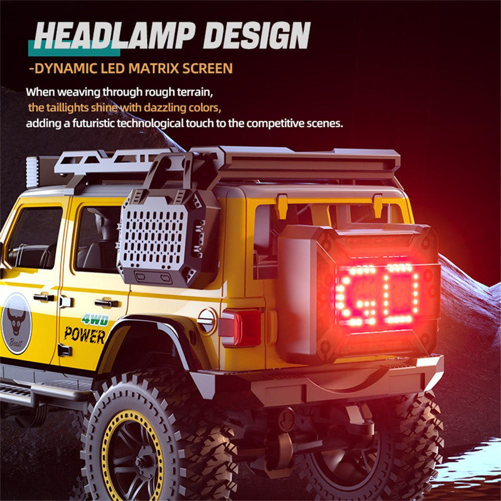 ZLL SG206MAX Brushless Motor 1:20 RC Climbing Car 4WD High Speed Vehicle with LED Light, Dual Battery