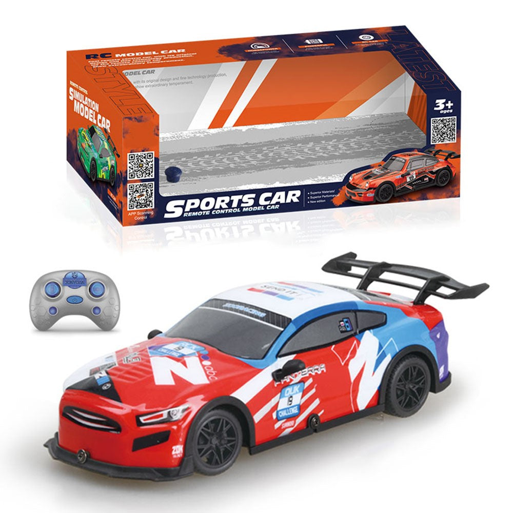 QX064-069 2.4G RC Car APP Controlled Drift Racing Vehicle Toy Model with Light / Sound Effects