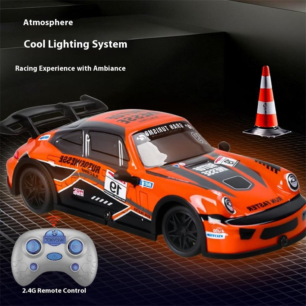 QX064-069 2.4G RC Car APP Controlled Drift Racing Vehicle Toy Model with Light / Sound Effects