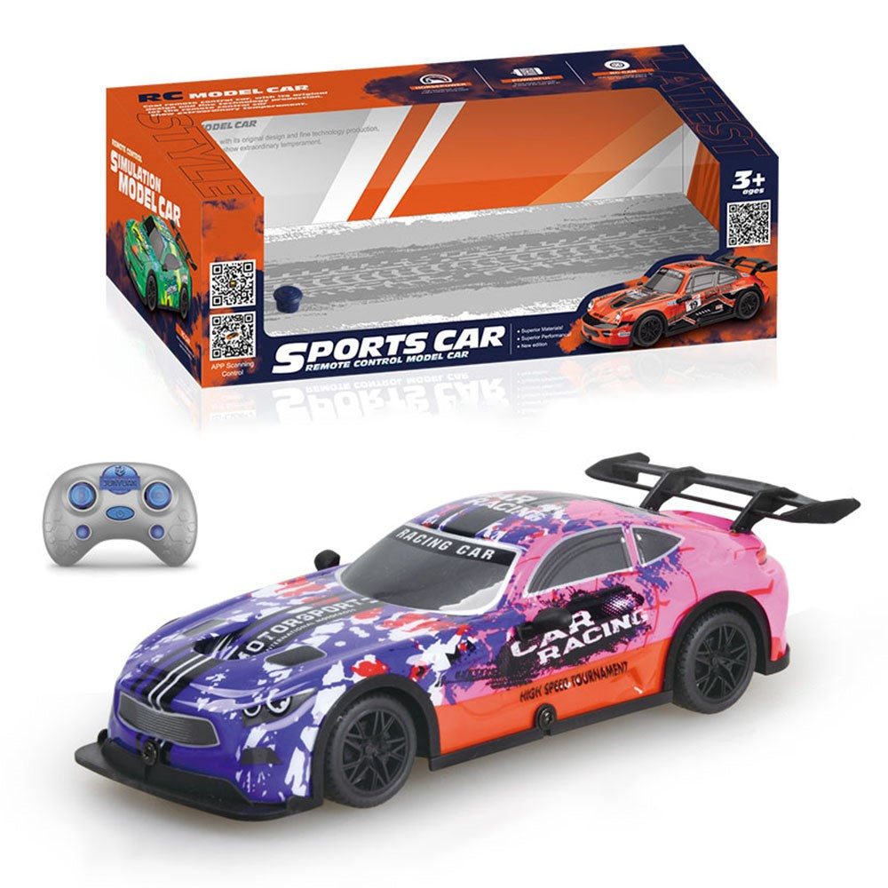 QX064-069 2.4G RC Car APP Controlled Drift Racing Vehicle Toy Model with Light / Sound Effects
