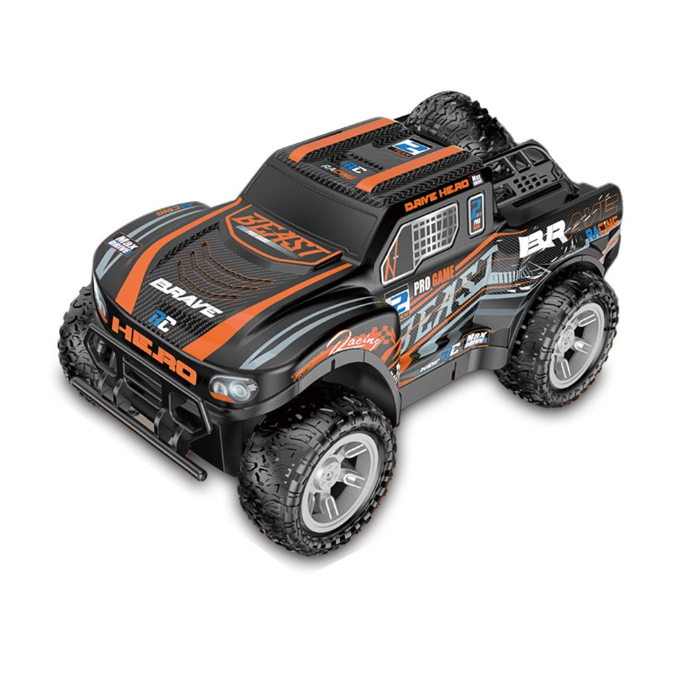 2.4G RC Pickup Truck Dual Spray Lights Sound Effects High Speed Off-Road Climbing Vehicle Toy Model