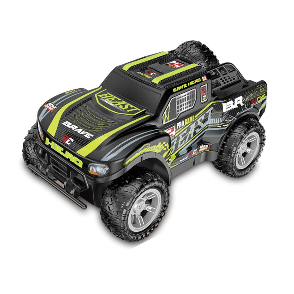 2.4G RC Pickup Truck Dual Spray Lights Sound Effects High Speed Off-Road Climbing Vehicle Toy Model