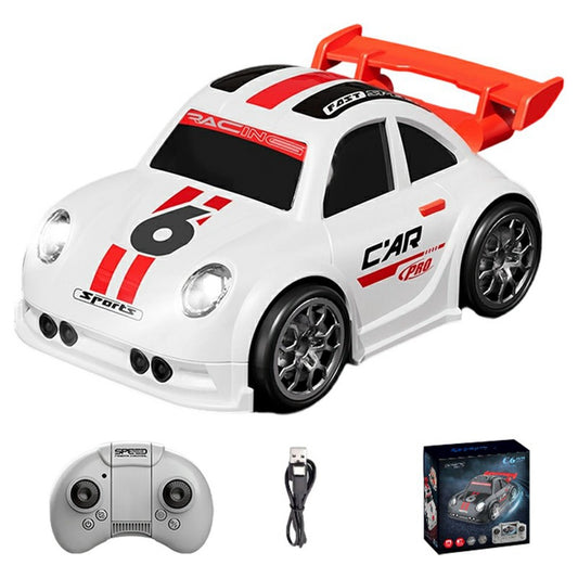 C6 Mini Cartoon RC Car Music Remote Control Electric Vehicle Toy without Camera