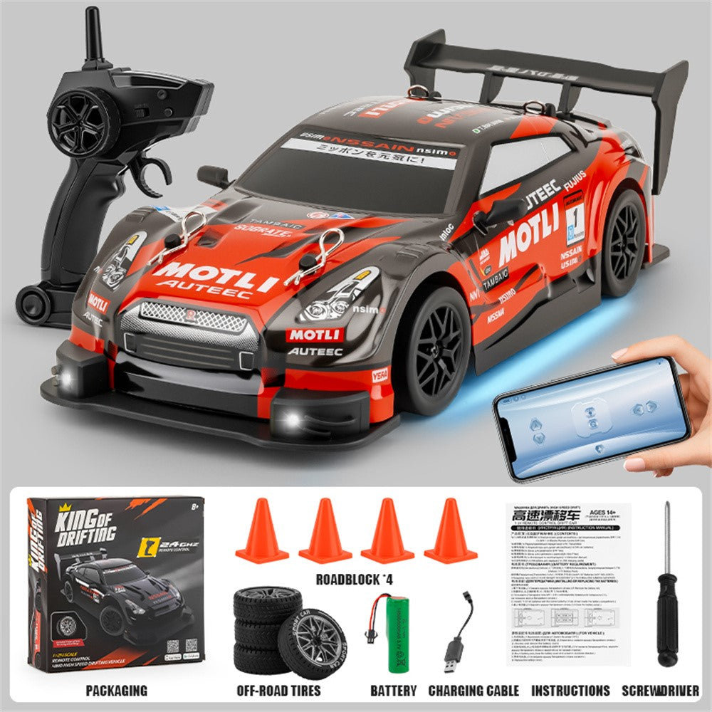 8821 1:24 4WD Drift Racing Car High Speed RC Car 2.4GHz Remote Control Vehicle for Kids Adults