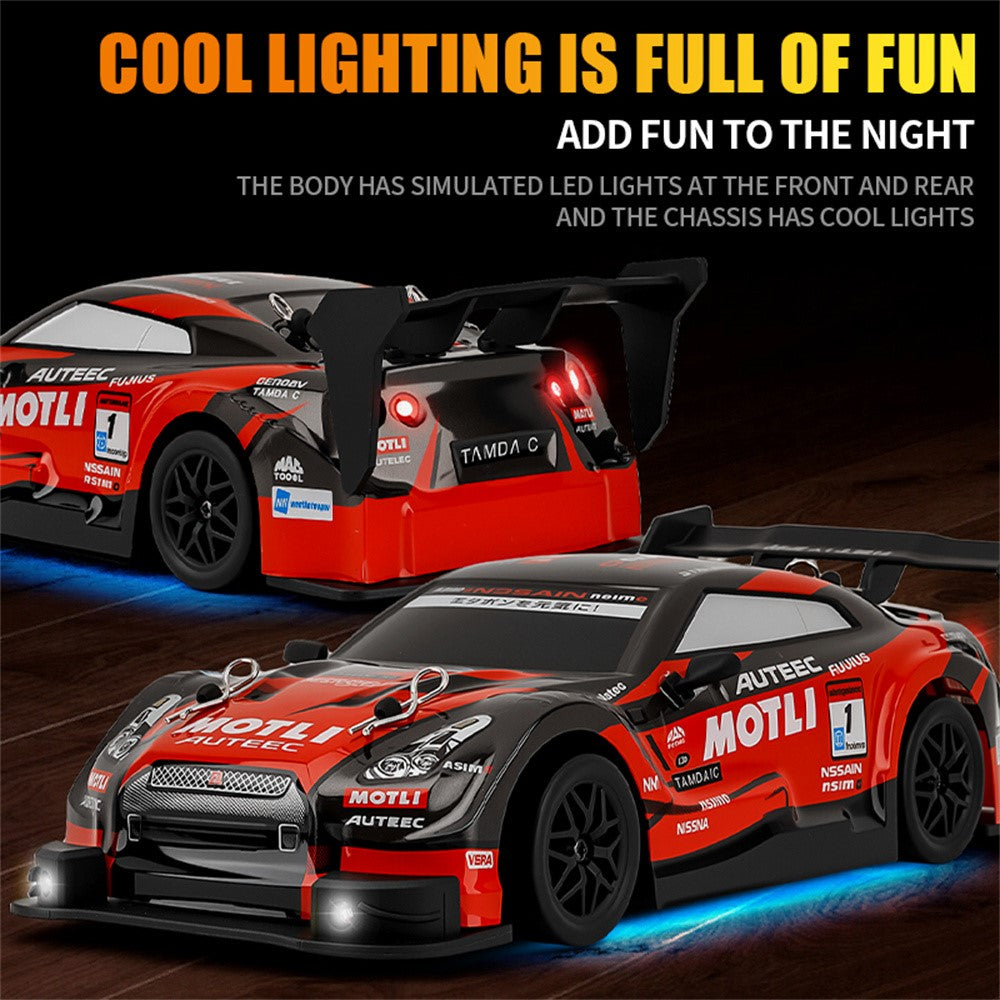 8821 1:24 4WD Drift Racing Car High Speed RC Car 2.4GHz Remote Control Vehicle for Kids Adults